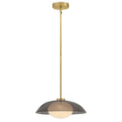 Lark 84447LCB Jace LED Pendant in Lacquered Brass