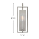 Lark 84210BN Stassi Murale en nickel brossé