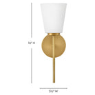 Meuble-lavabo Lark 85420LCB Bri en laiton laqué