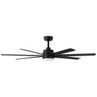 Éclairage intelligent LED Hinkley 910656FMB-LDD Ventilateur  en noir mat