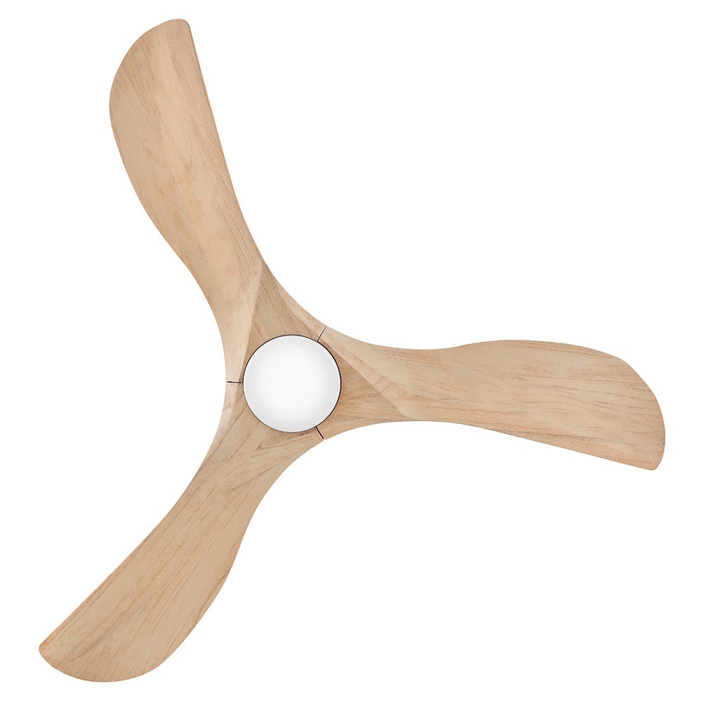 Luminaire intelligent à DEL Hinkley Lighting 903856FHB-LDD Swell Ventilateur  en laiton naturel Heritage