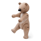 Kay Bojesen 39275 Bear Wooden Figurine in Oak/Maple
