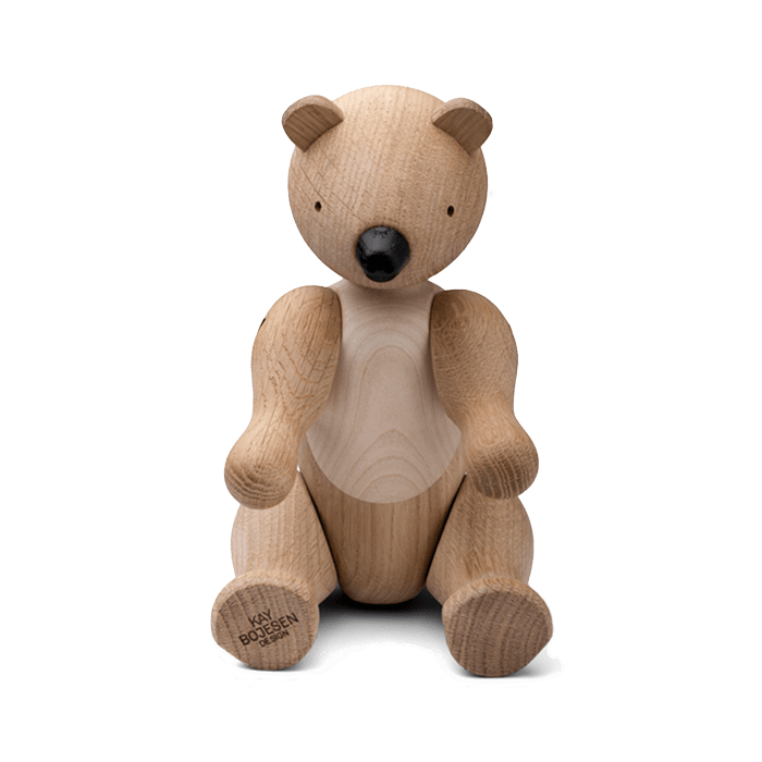 Kay Bojesen 39275 Bear Wooden Figurine in Oak/Maple