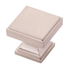Belwith-Keeler - Brownstone Square Knob - B077460-SN | Montreal Lighting & Hardware