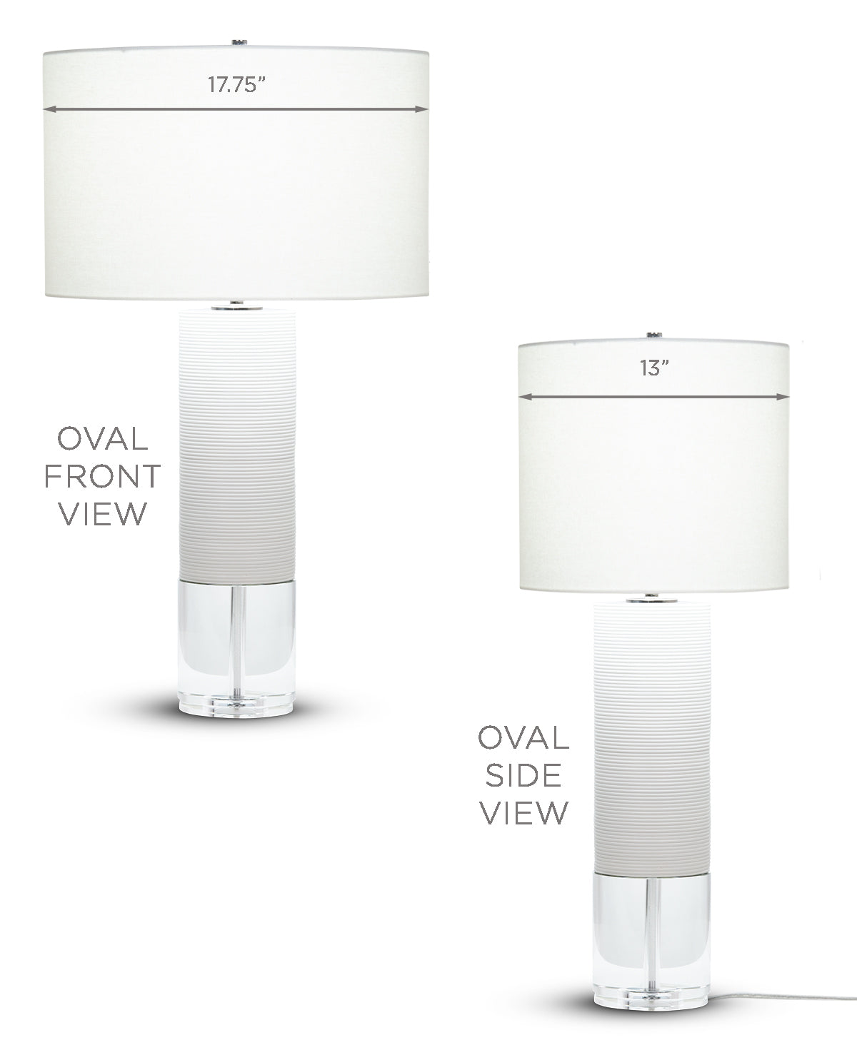 Bermuda Table Lamp - FLO-4450-OVAL-OWL