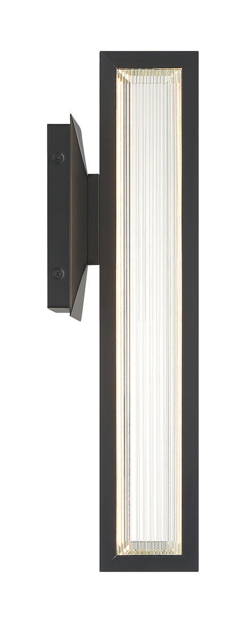 Eurofase 49179-019 Aelin LED Outdoor Wall Sconce in Matte Black