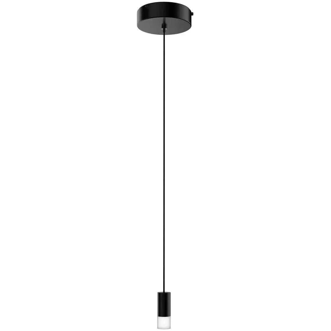 BlackJack Lighting - Lightguide Short Frosted Pendant - MLSF-01P-BL-12P-30K | Montreal Lighting & Hardware