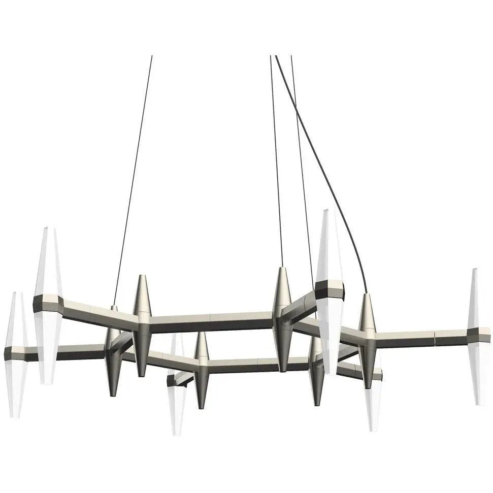 BlackJack Lighting - Prism Single-Tier Chandelier - PSM-281-SN-27U-30K | Montreal Lighting & Hardware