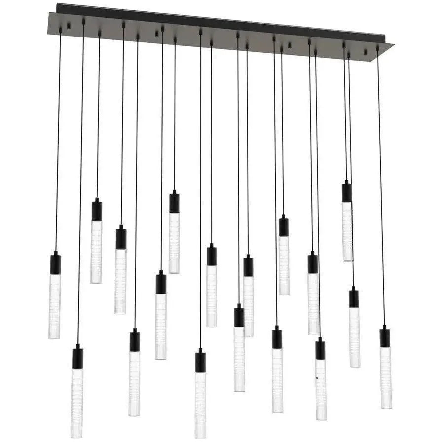 BlackJack Lighting - Seraph Linear Pendant - SER-38P-BL-LGR-27U-30K | Montreal Lighting & Hardware
