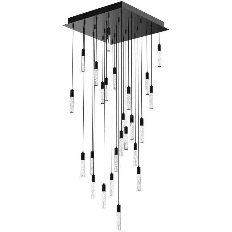 BlackJack Lighting - Seraph Square Pendant - SER-24P-BL-LBU-27U-30K | Montreal Lighting & Hardware