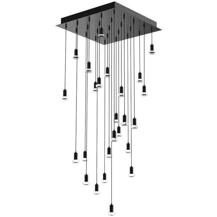 BlackJack Lighting - Seraph Square Pendant - SER-24P-BL-LMU-27U-30K | Montreal Lighting & Hardware