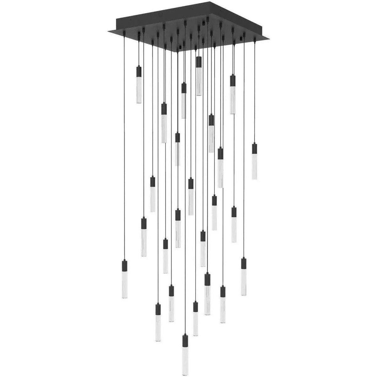 BlackJack Lighting - Seraph Square Pendant - SER-24P-BL-LTC-27U-30K | Montreal Lighting & Hardware