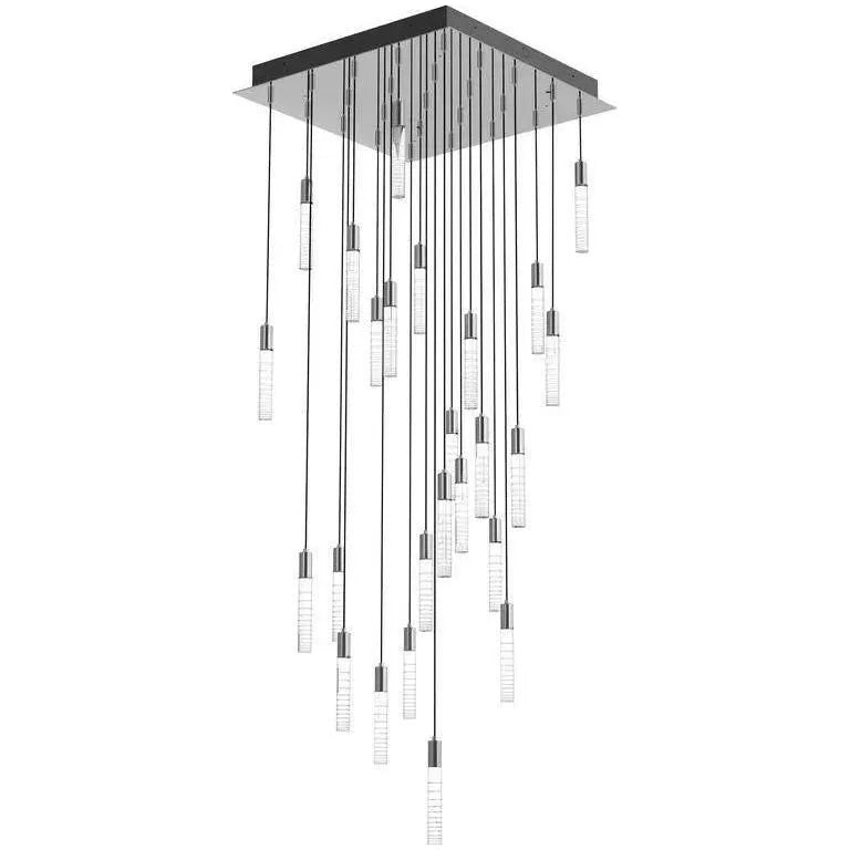 BlackJack Lighting - Seraph Square Pendant - SER-24P-PC-LGR-27U-30K | Montreal Lighting & Hardware