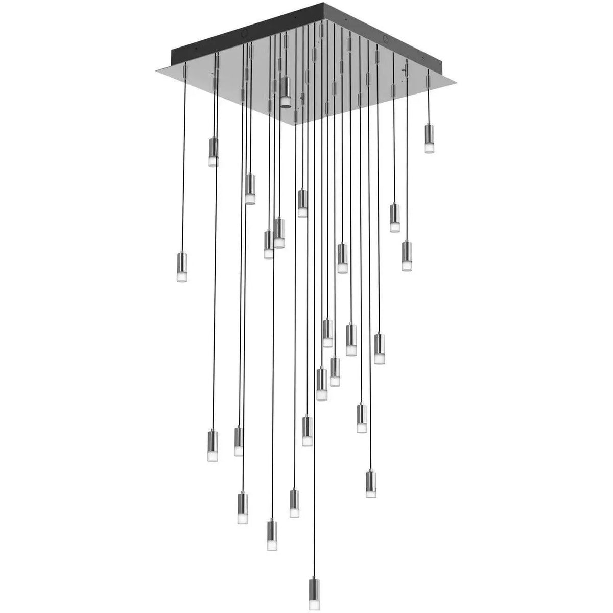 BlackJack Lighting - Seraph Square Pendant - SER-24P-PC-LSF-27U-30K | Montreal Lighting & Hardware