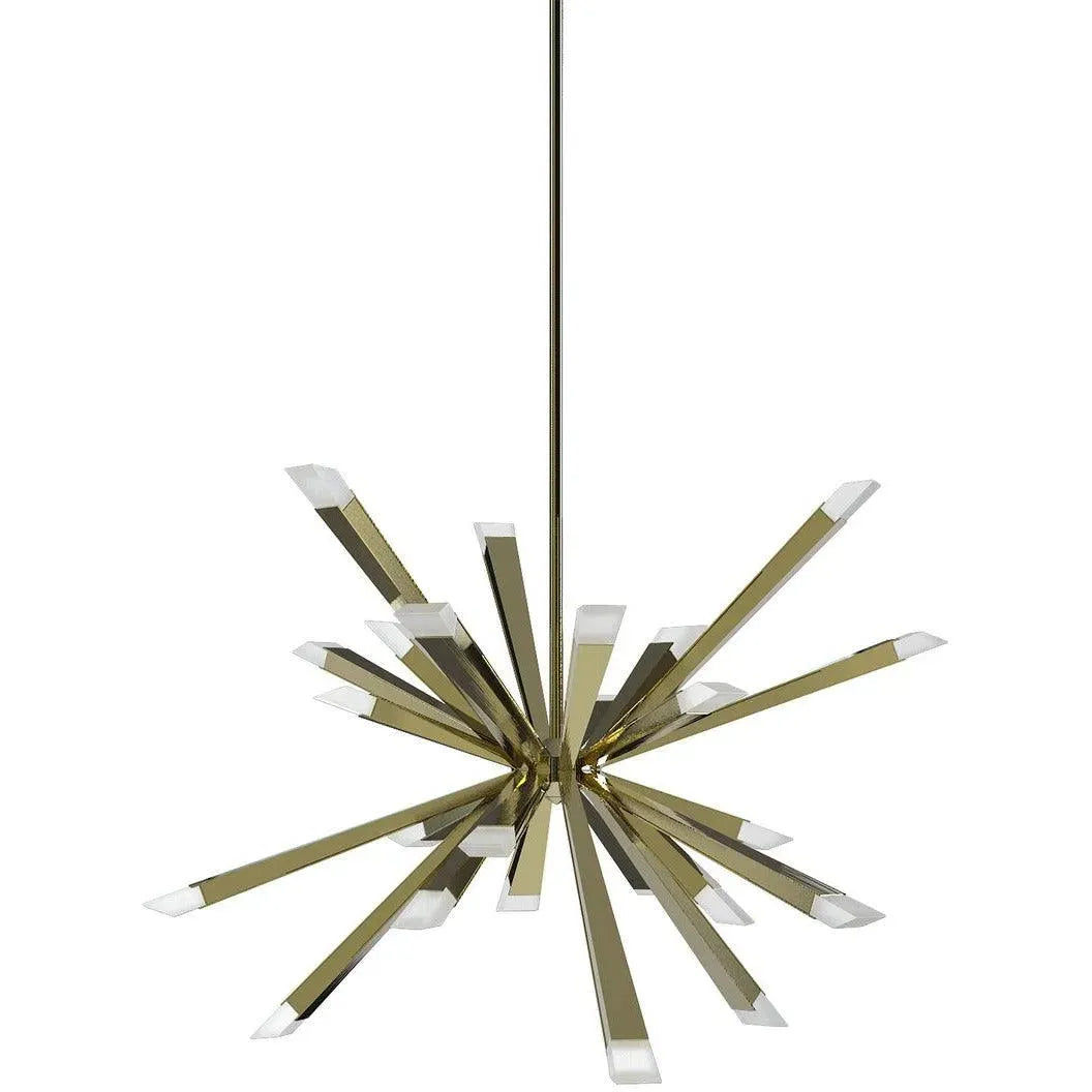 BlackJack Lighting - Starburst Chandelier - STB-29C-BB-27U-30K | Montreal Lighting & Hardware