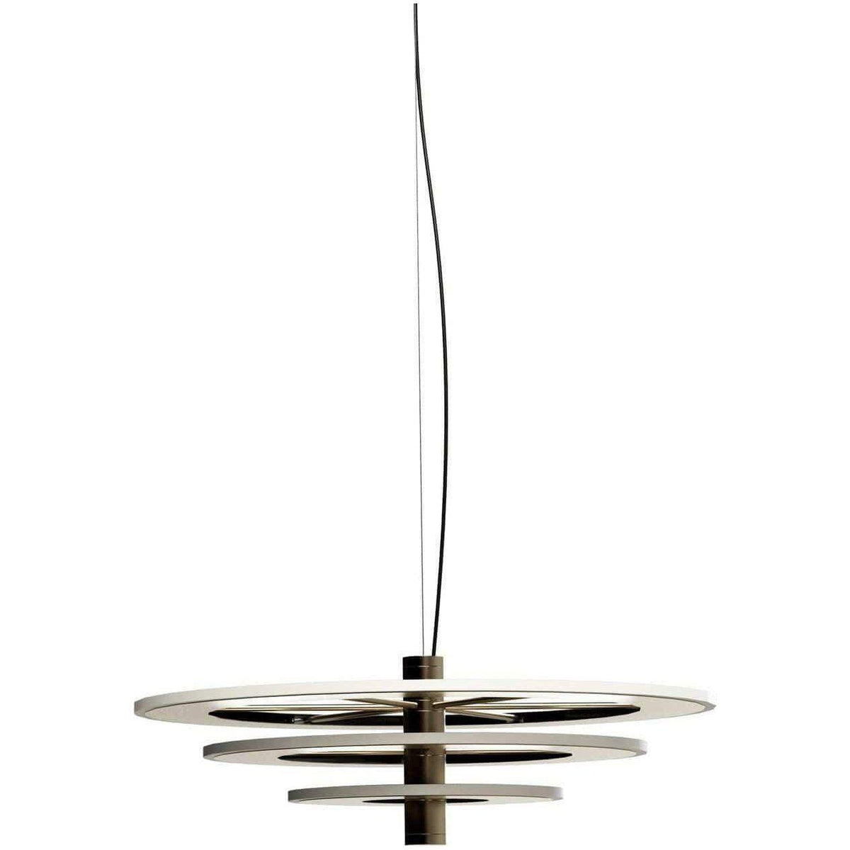 BlackJack Lighting - Staxx 3-Tier Cone Pendant - STX-28P-SN-3C-27Z-30K | Montreal Lighting & Hardware