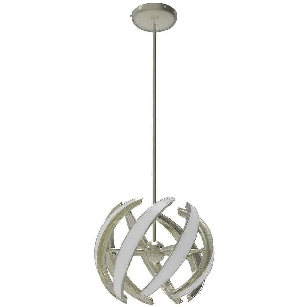 BlackJack Lighting - Swirl Pendant - SWL-16P-SN-27U-30K | Montreal Lighting & Hardware