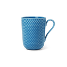 Lyngby Porcelæn 201973 Tasse couleur rhombe en bleu