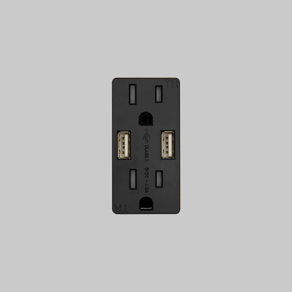 Module de prise / Duplex et 2 ports USB-A