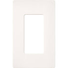 Lutron SC-2-BW Claro & Satin Colors Wallplate in Satin Brilliant White
