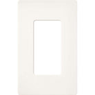 Lutron SC-4-BW Claro & Satin Colors Wallplate in Satin Brilliant White