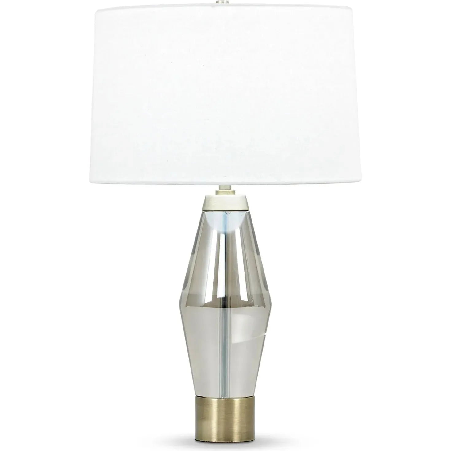 Flow Decor-3818-OWL-Table Lamps-Brooks-Clear