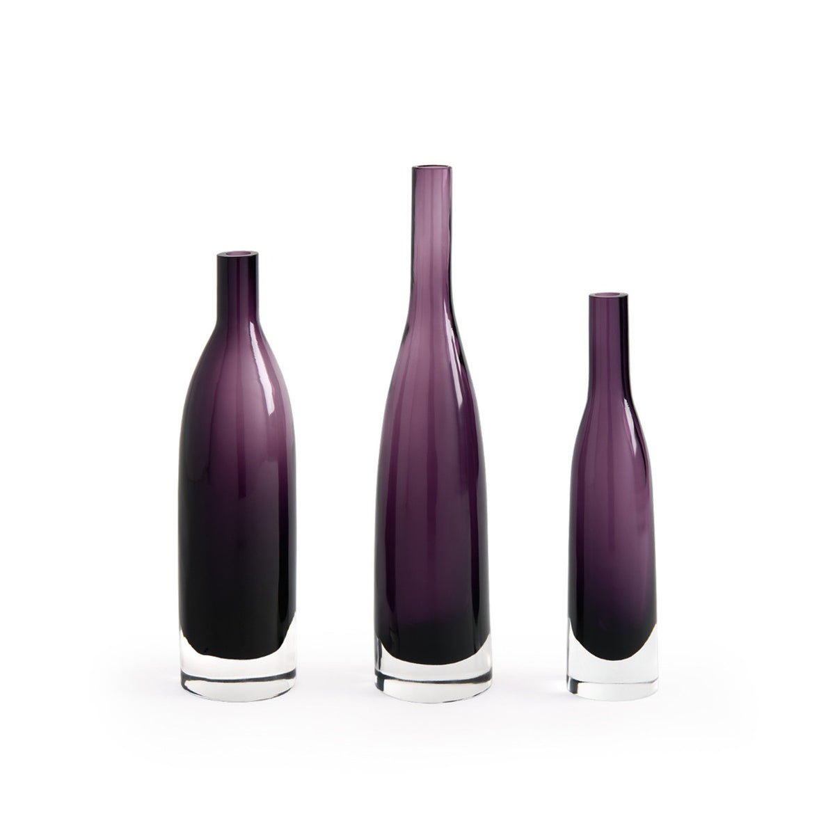 Ensemble de 3 vases Botella