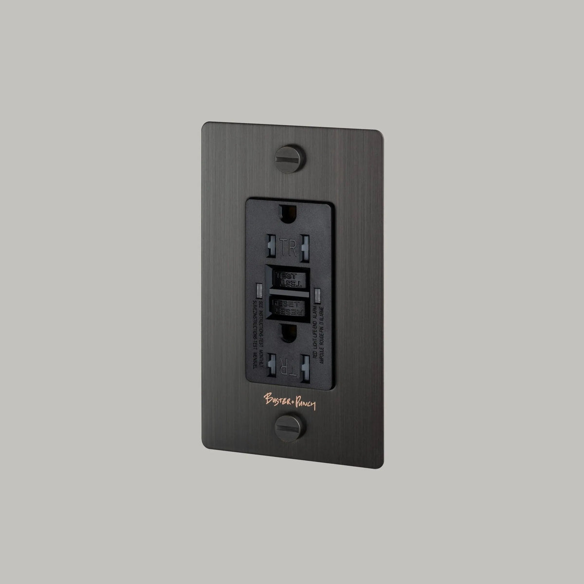 Buster + Punch - 1G Duplex GFCI Outlet - NSK-093509 | Montreal Lighting & Hardware