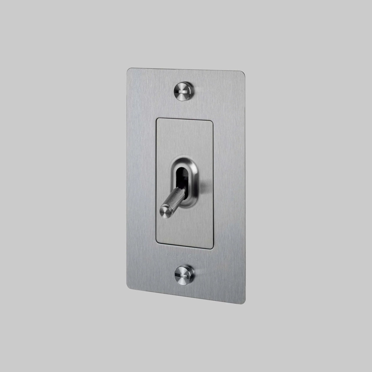 Buster + Punch - 1G Toggle Switch with Logo - NTK-073428 | Montreal Lighting & Hardware
