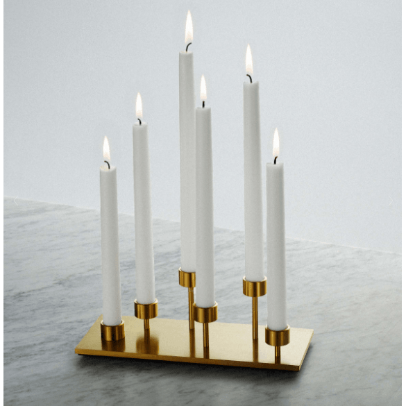 Buster + Punch - Machined Candelabra - US-MA-CAN-BR-A | Montreal Lighting & Hardware