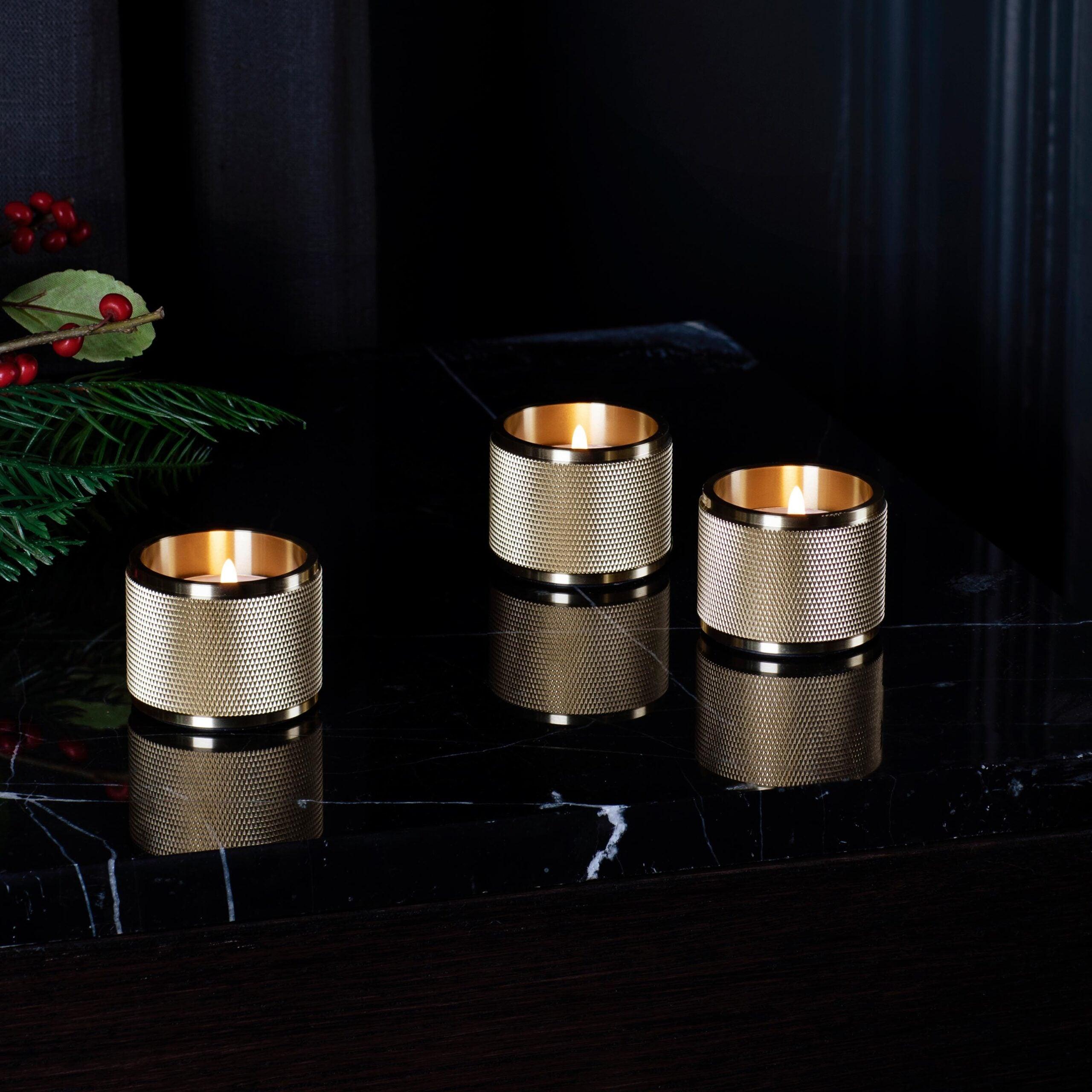 Buster + Punch - Tealight Candle Holder - Set of 3 - NCH-05121 | Montreal Lighting & Hardware