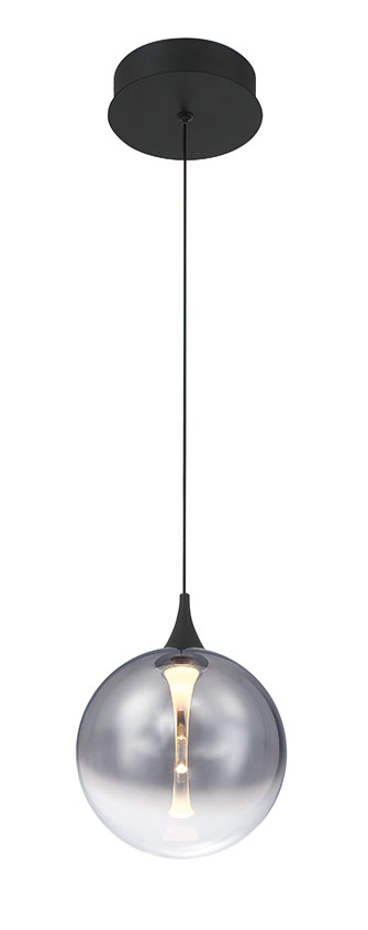 Eurofase 50250-028 Iissa LED Globe Pendant in Matte Black