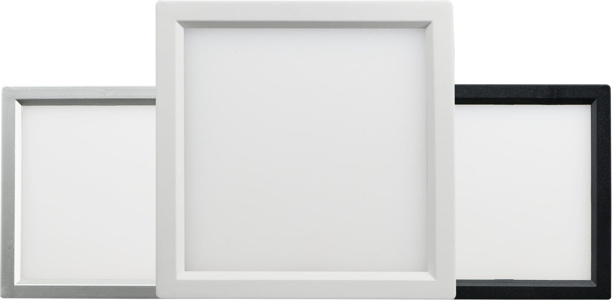 Eurofase 47522-015 Troy 5-CCT LED Square Flush Mount in White
