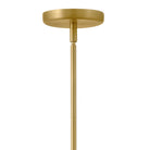 Store tissé Effie Lark 84164LCB Suspension en laiton laqué