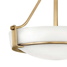 Hinkley Lighting 3220HB Hathaway Semi-Flush Mount in Heritage Brass
