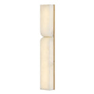 Fredrick Ramond FR41972LCB Alune LED Alabaster Sconce in Lacquered Brass
