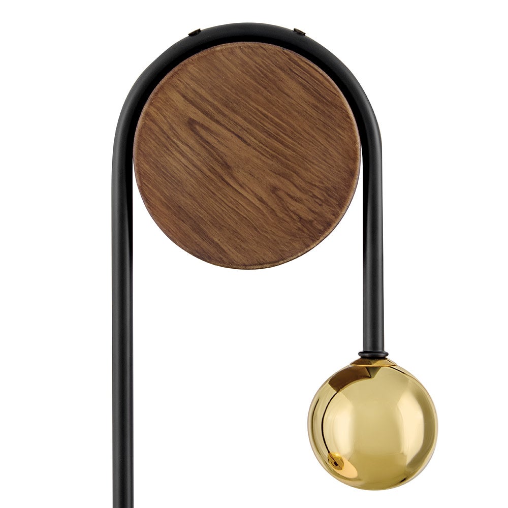 Lark 83570BBR Auggie Globe Sconce in Bright Brass