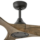 Luminaire intelligent à DEL Hinkley Lighting 903856FDB-LDD Swell Ventilateur  Noir mat / Bois flotté