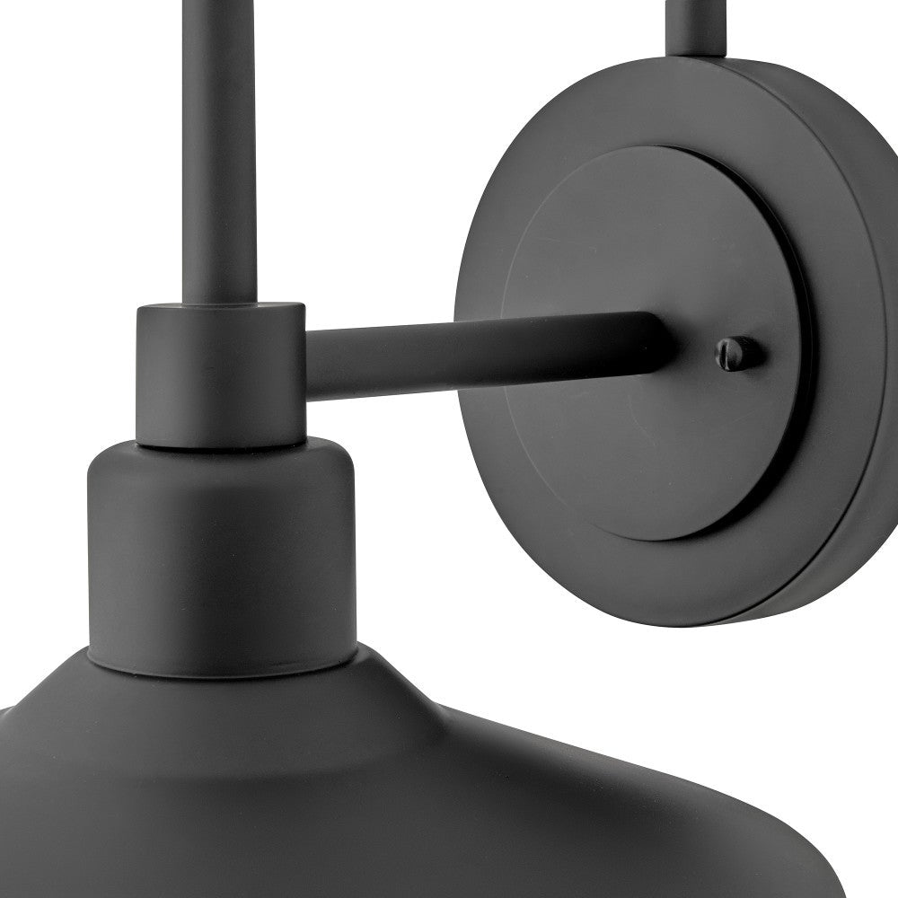 Applique murale Hinkley Lighting 12075BK Forge, coloris noir.