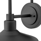 Applique murale Hinkley Lighting 12075BK Forge, coloris noir.