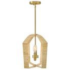 Lark 83645LCB Sammi Linear Chandelier in Lacquered Brass