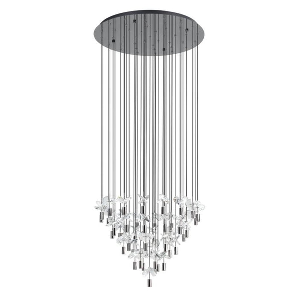 Comareira Crystal Globe Cluster Pendant