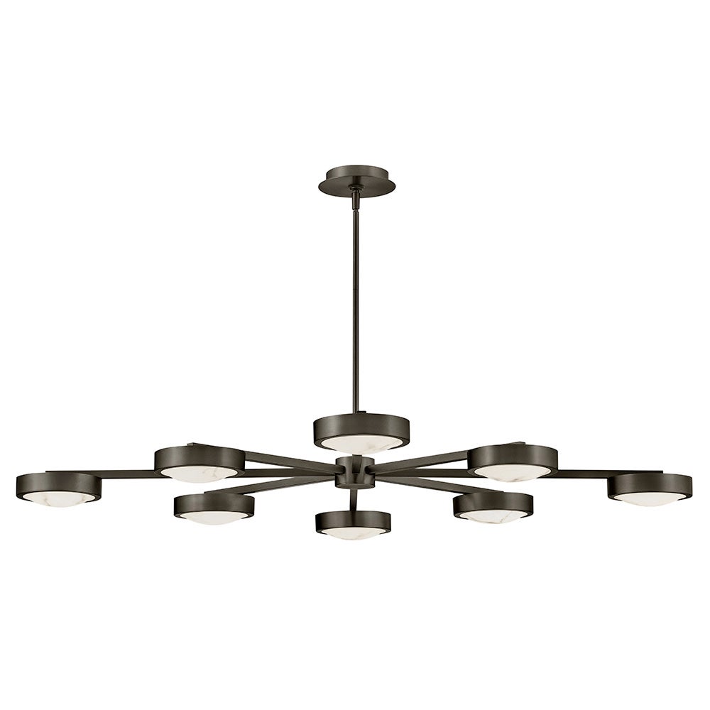 Fredrick Ramond FR31014BX Cava LED Profil bas Suspendu/Semi-affleurant en oxyde noir