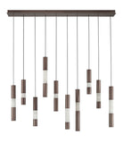 Eurofase 50121-021 Ronda LED Linéaire Suspendu en bronze de Harlow