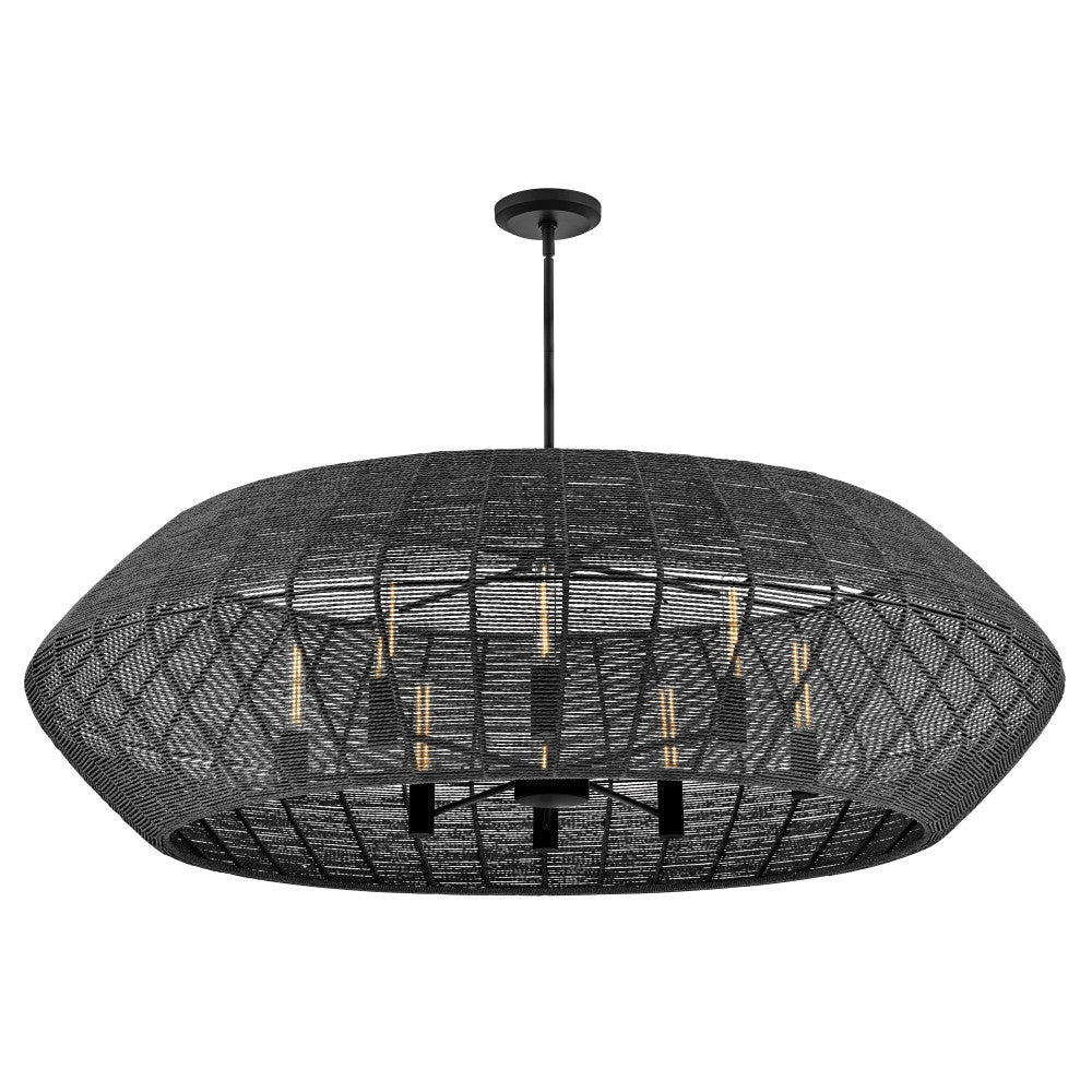 Hinkley Lighting 40386BLK Luca Drum Chandelier in Black