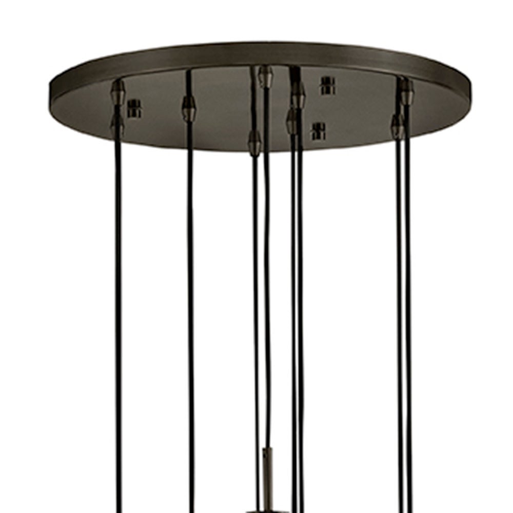 Fredrick Ramond FR31104BX-CL Cosette Cristal Suspension en oxyde noir