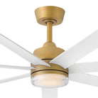 Éclairage intelligent LED Hinkley 910656FHB-LDD Ventilateur  en laiton Heritage