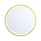 Miroir rond LED Artell Eurofase 48976-015, couleur or