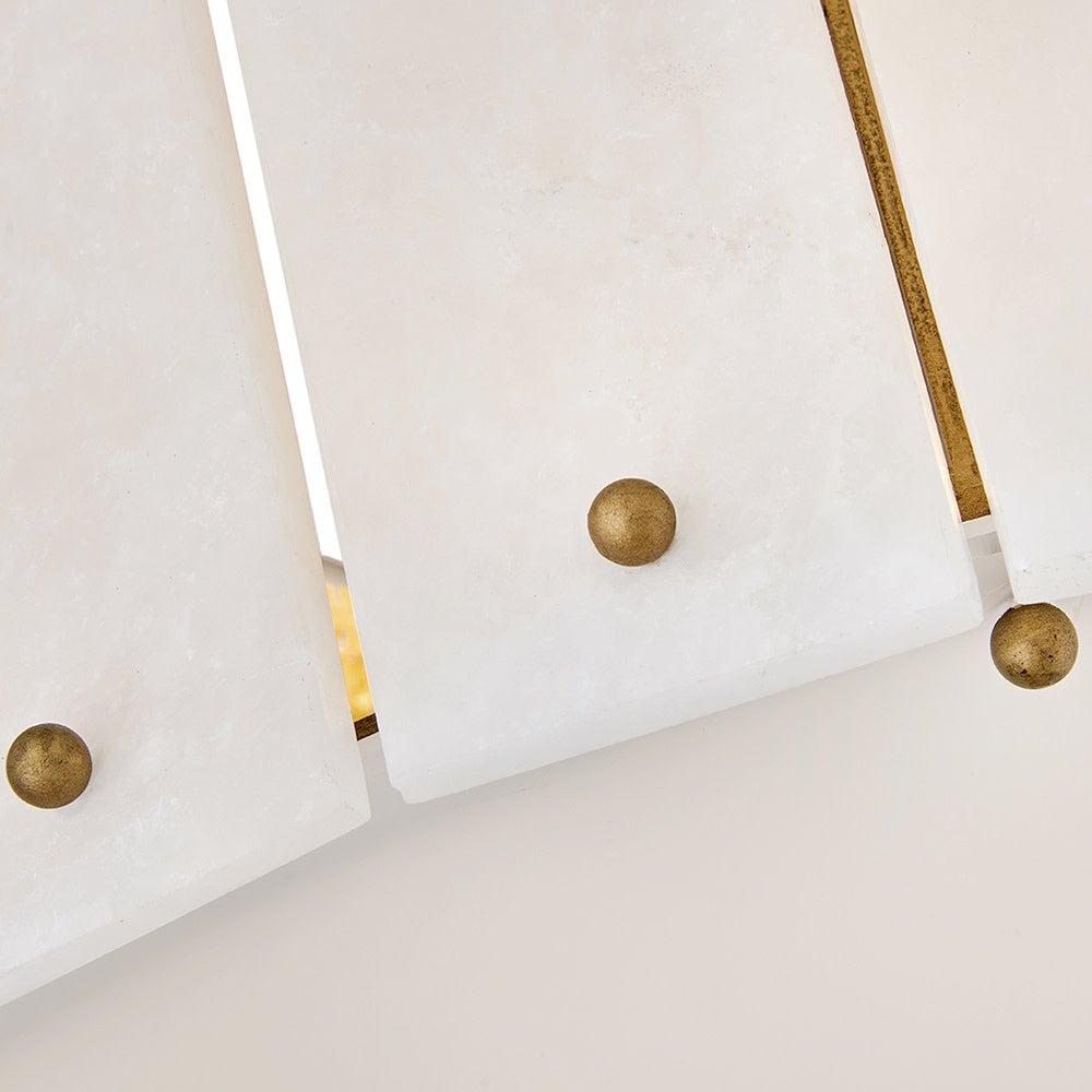 Fredrick Ramond FR47753BNG Simone Semi-Flush Mount in Burnished Gold