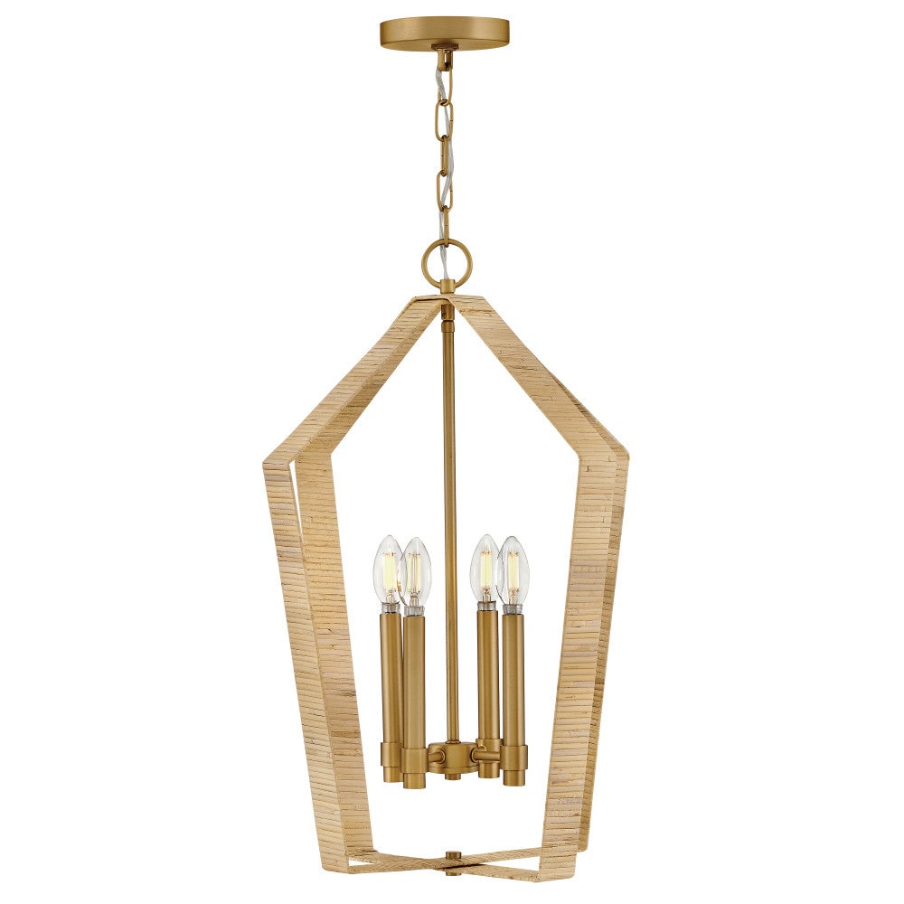 Lark 83644LCB Sammi Pendant in Lacquered Brass